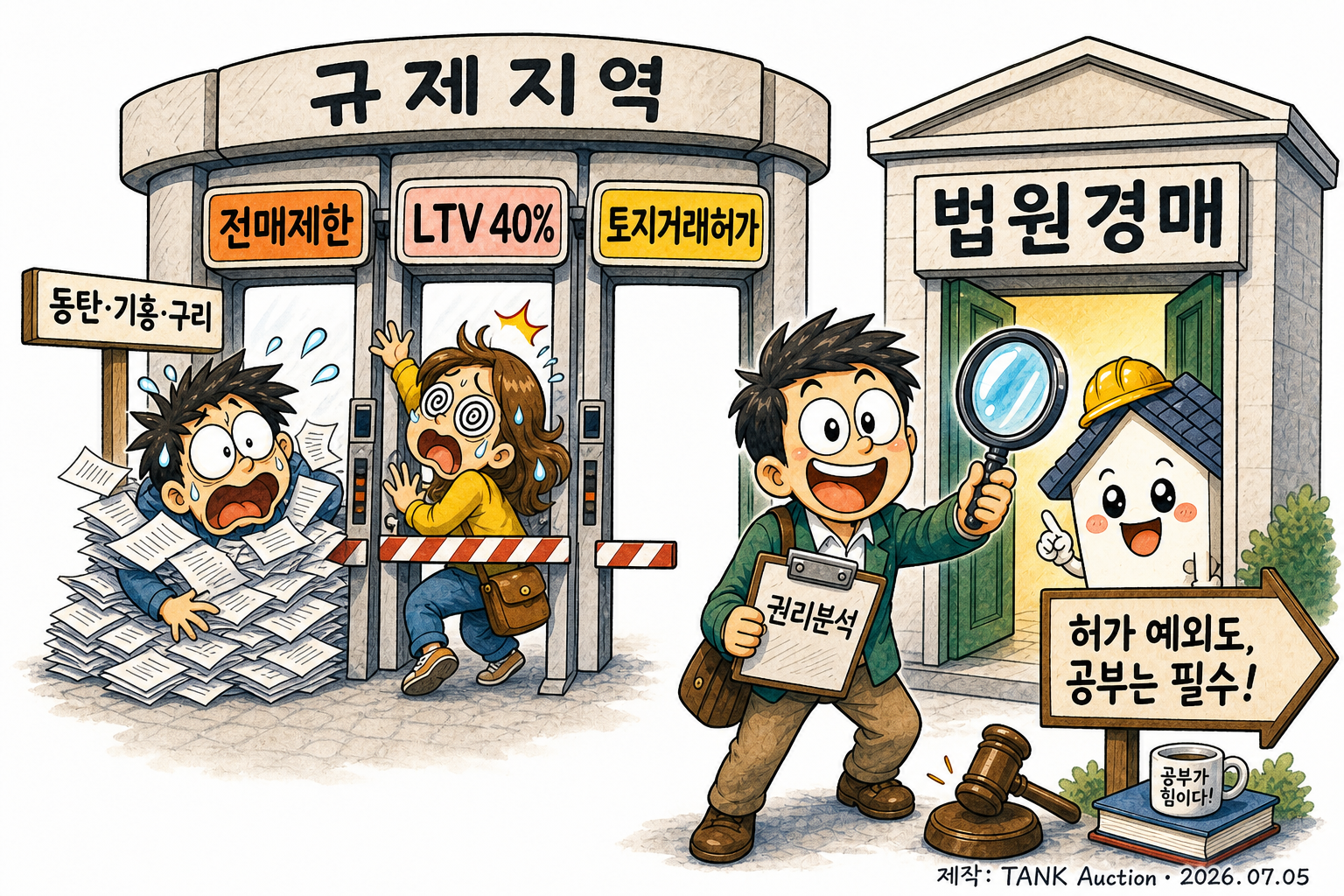 규제의 문턱, 경매는 공부한 사람의 다른 문