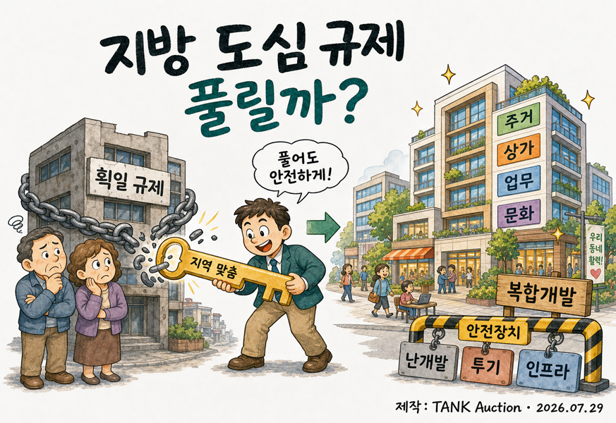 지방 도심 규제 풀릴까?