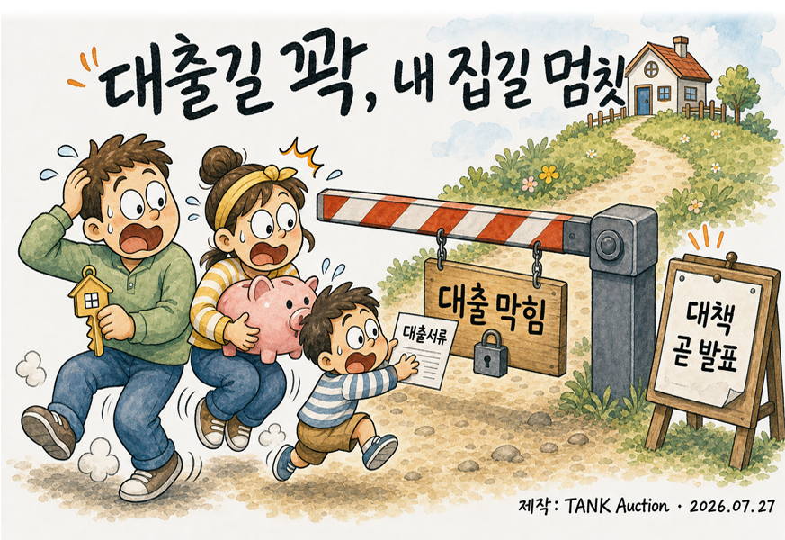 대출길 꽉, 내 집길 멈칫