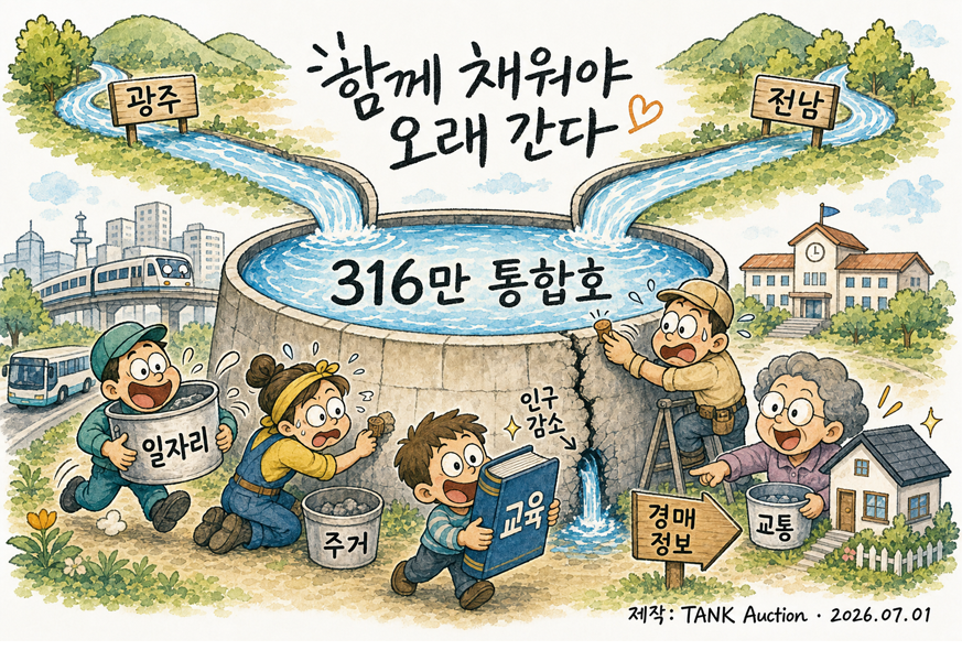 광주·전남 316만 통합호, 함께 채워야 오래 간다